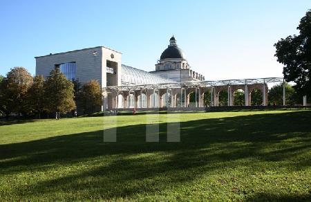 Die Staatskanzlei in München, von Norden