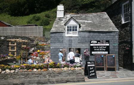 Kleiner Imbiss in Boscastle, Cornwall